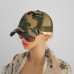  Camo Messy Bun Baseball Cap Ponytail Snapback Mesh Summer Sun Hiking Hat   eb-84656824